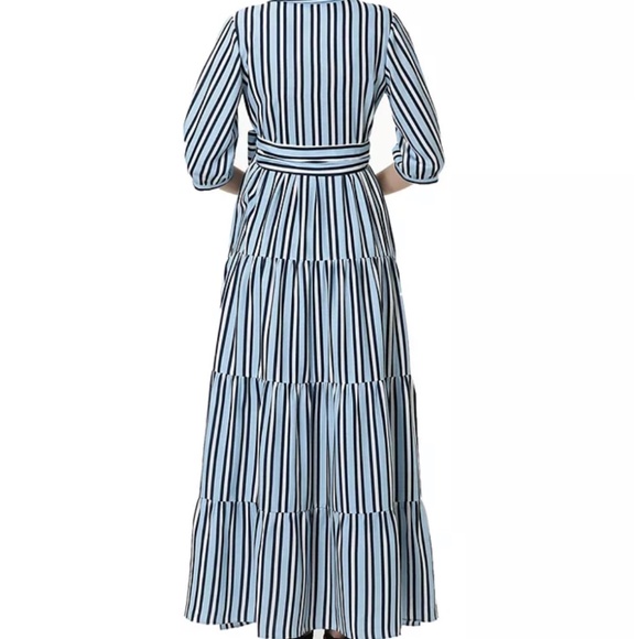 kimi + kai Maternity Button Front Nursing Maxi Shirt Dress - Picture 2 of 3
